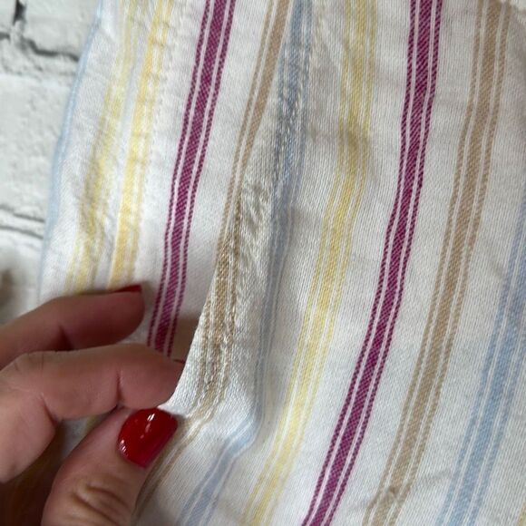 Gap Women’s Linen Shorts Dotted Sun Stripe size Large NEW - Picture 3 of 9